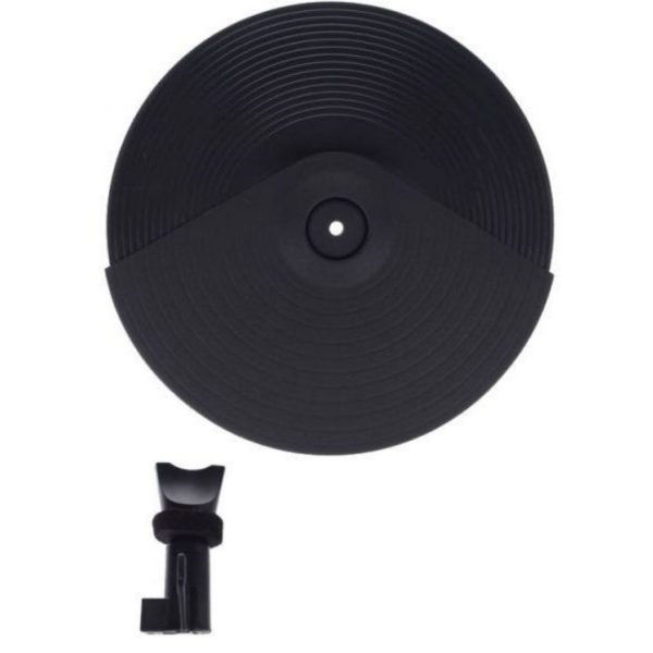 E-cymbal for drums with cymbal adapter