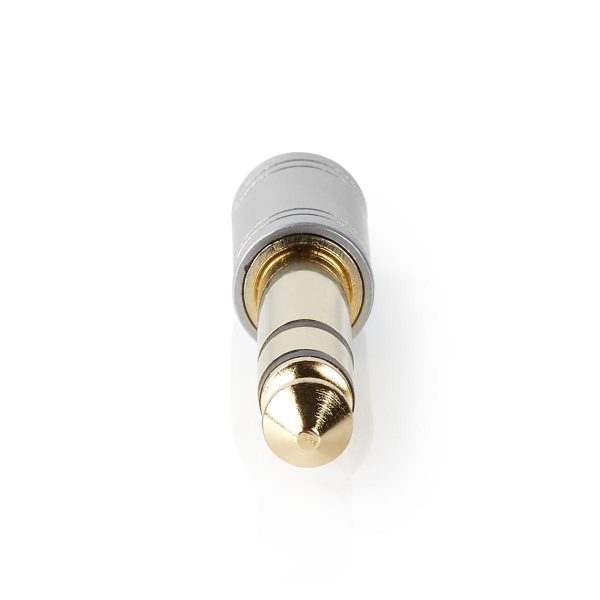 Stereo gold plated audio adapter for headphone